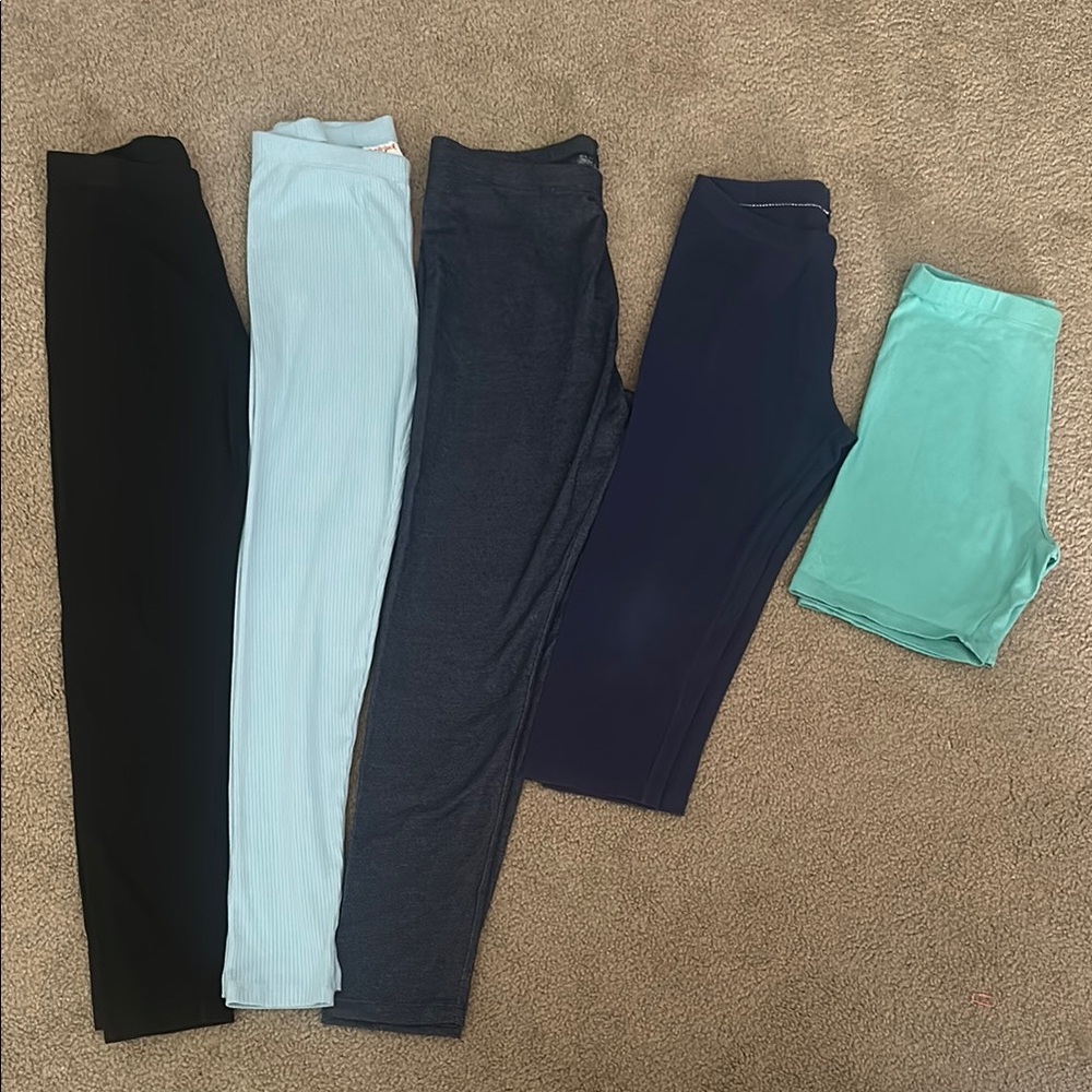 Kids Multi-Color Leggings Set